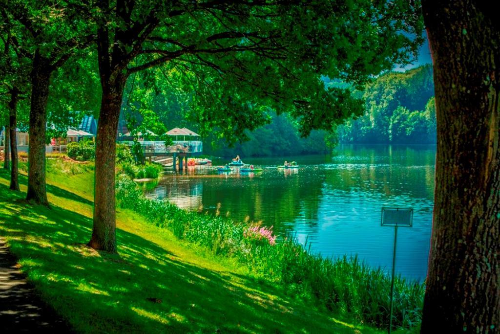 Feriendomizil Haus Am See Biersdorf Eksteriør billede