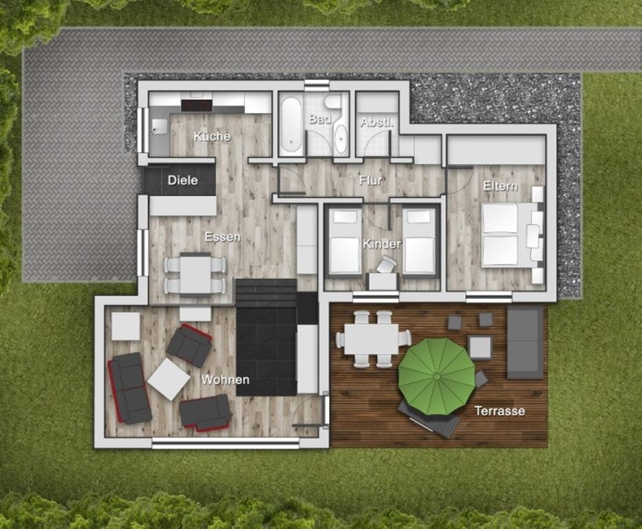Feriendomizil Haus Am See Biersdorf Eksteriør billede